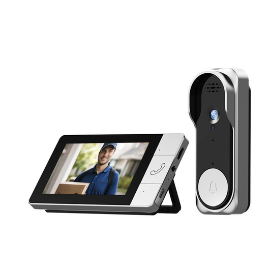 Wireless Video Doorbell with Monitor