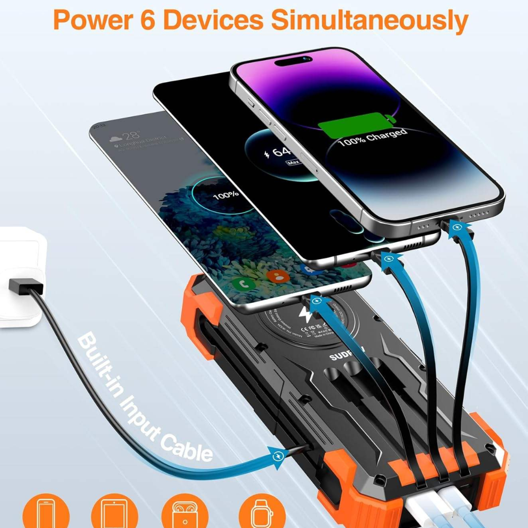 Solar Charger Power Bank Wireless Charger