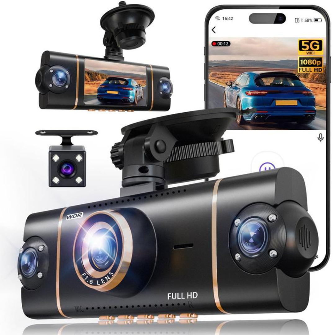 4 Channel 1080P Dash Cam Front Rear Left Right