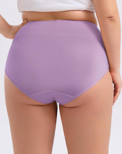 Women's Plus Size XL-4XL High Waisted Cotton Underwear