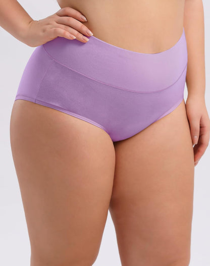 Women's Plus Size XL-4XL High Waisted Cotton Underwear