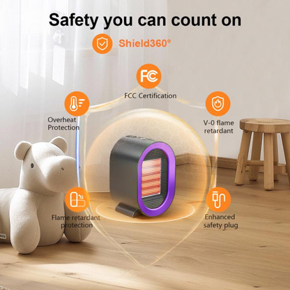 Portable Ceramic Heater with Fan