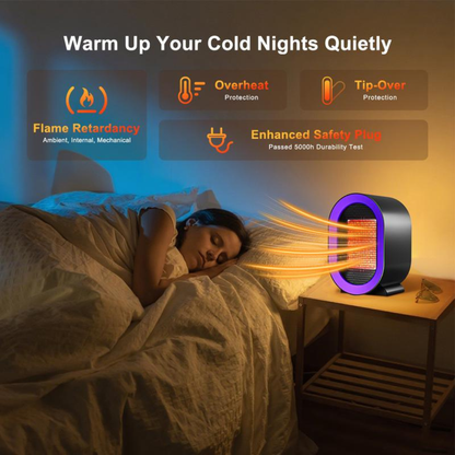 Portable Ceramic Heater with Fan