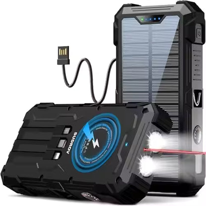 Solar Charger Power Bank Wireless Charger
