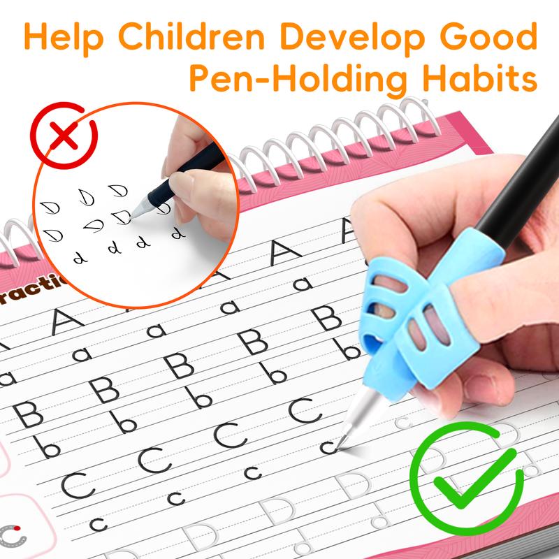 6 Magic Grooved Writing Practice Workbook for Kids
