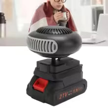 Battery Operated Ceramic Heater with Fan