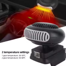 Battery Operated Ceramic Heater with Fan