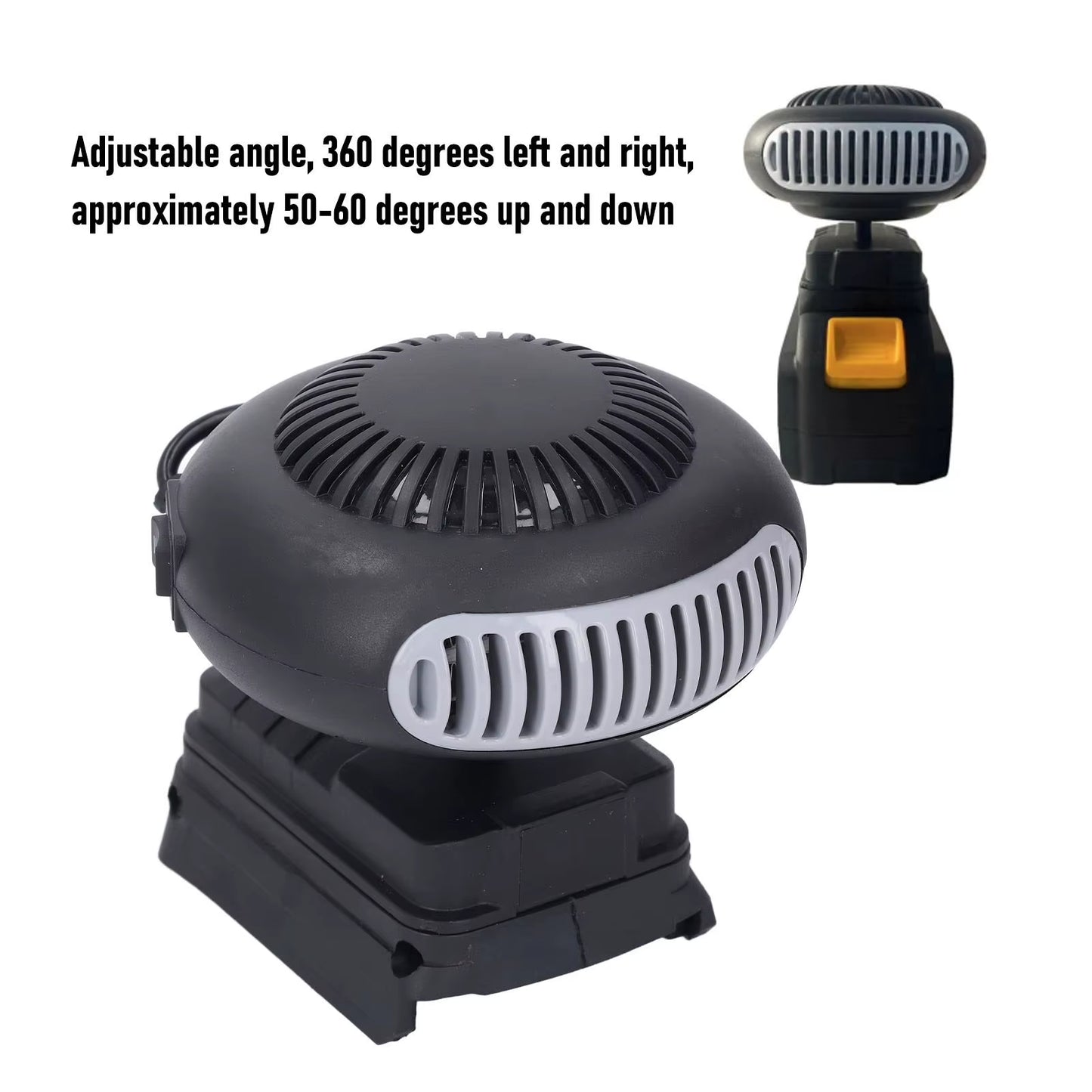 Battery Operated Ceramic Heater with Fan