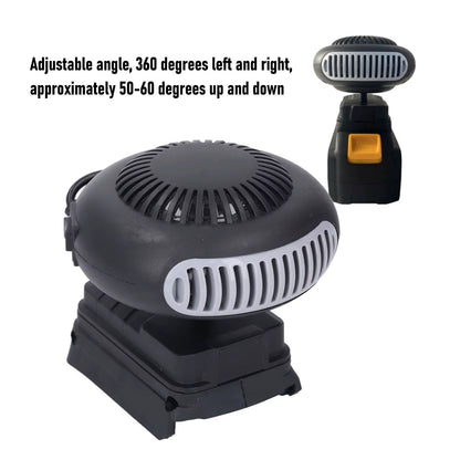 Battery Operated Ceramic Heater with Fan