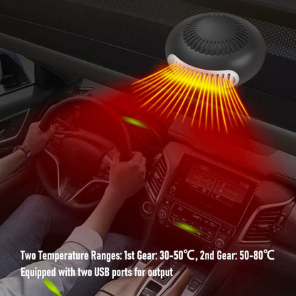 Battery Operated Ceramic Heater with Fan